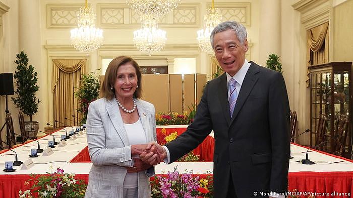 Nancy Pelosi Asienreise | Singapur Premierminister Lee Hsien Loong