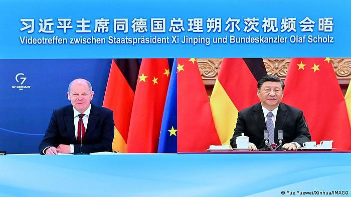 中国国家主席习近平与德国总理朔尔茨曾在5月9日举行双边在线会晤