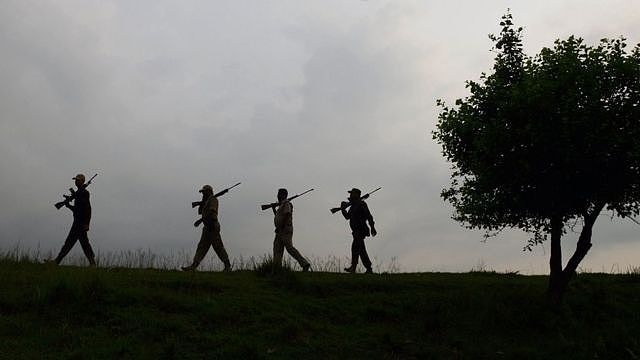 June 17, 2019, Indian forest guards patrol in Kaziranga National Park, some 220 km from Guwahati, the capital city of Indias northeastern state of Assam