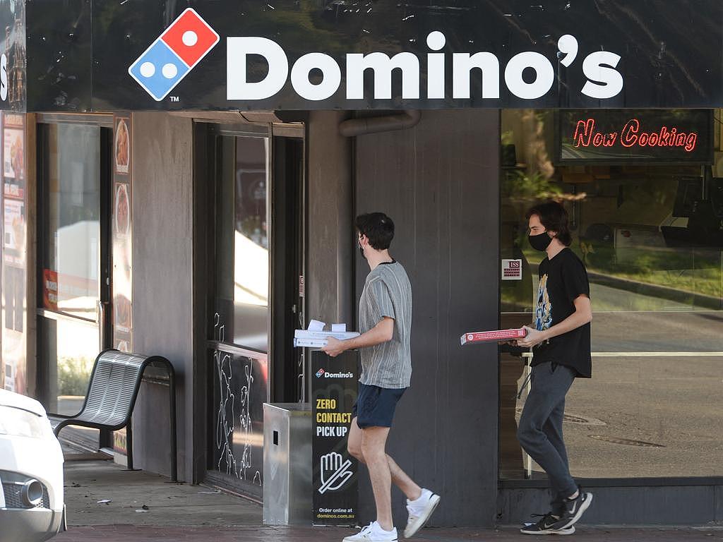 Domino’s new range is available for pick-up and on delivery. Picture: NCA NewsWire / Brenton Edwards