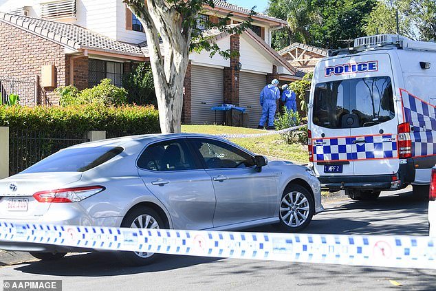 Police and forensics rushed to the Coolidge Court residence in Stretton on Monday morning and found the bodies of the mother and son upstairs