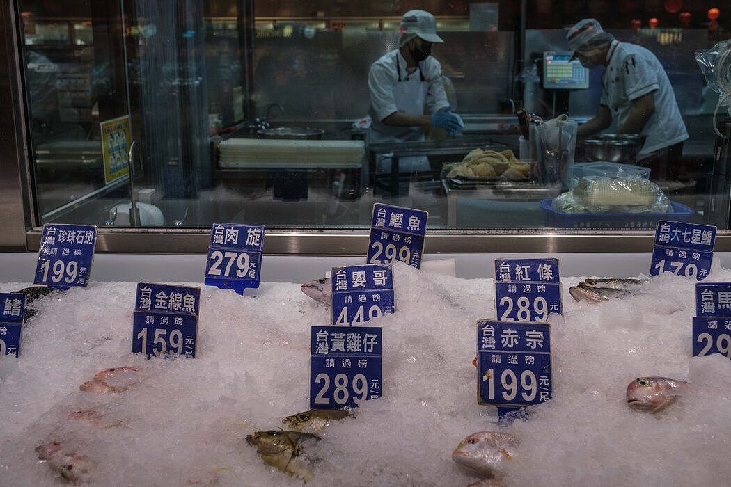 中国政府最近禁止了从台湾进口两种鱼类。