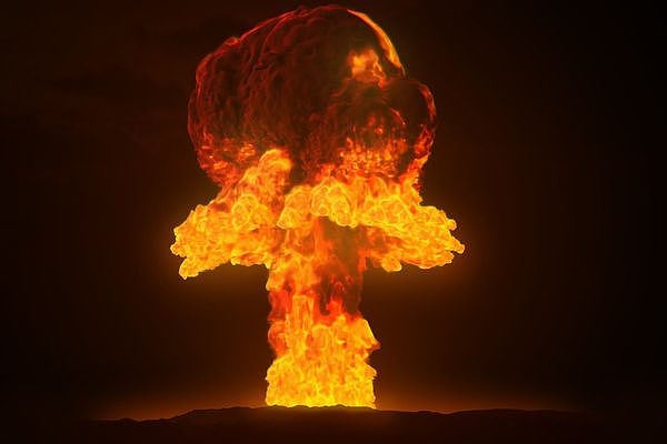 ▲▼核爆、核弹、原子弹、蕈状云。（示意图／取自免费图库pixabay）