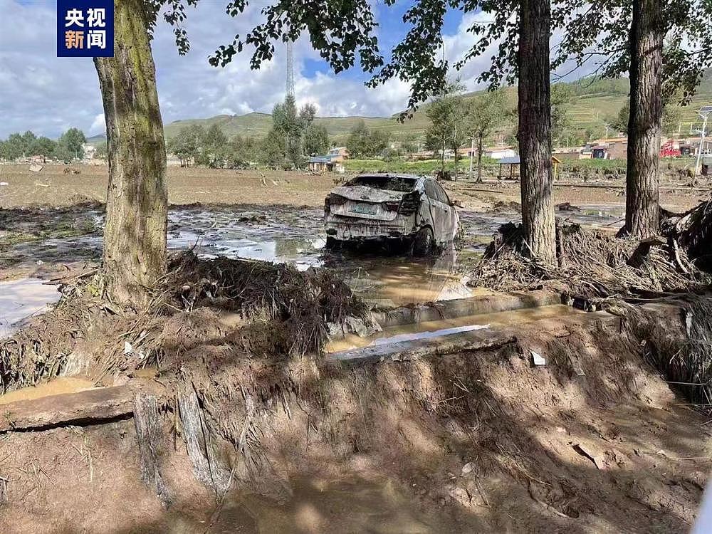 16死36失联！青海大通县突发特大洪水：牦牛被冲下山，汽车半个车身被淹（视频/组图） - 4