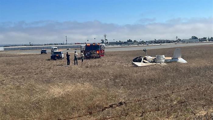 美国加州两架飞机在机场上空相撞多人死亡！飞机残骸散落，事故现场曝光（视频/组图） - 2