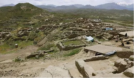 被废弃的阿富汗古代城市遗迹
