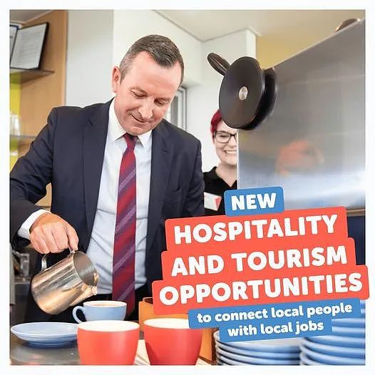 西澳州长麦高文发起新活动，旨在吸引各地酒店及旅游业工作者前来（图） - 2