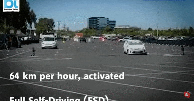 太疯狂！美国Tesla车主开车撞向儿子，只为测试是否会自动刹车（组图） - 2