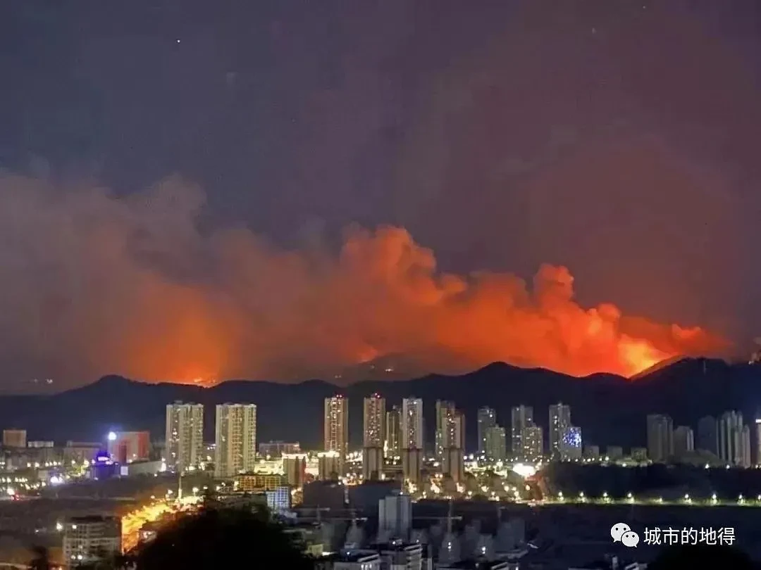 重庆的山火