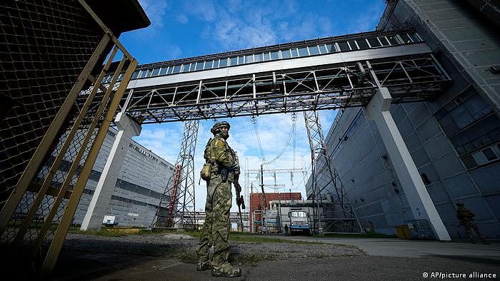 目前由俄罗斯军队驻守的札波罗热核电站