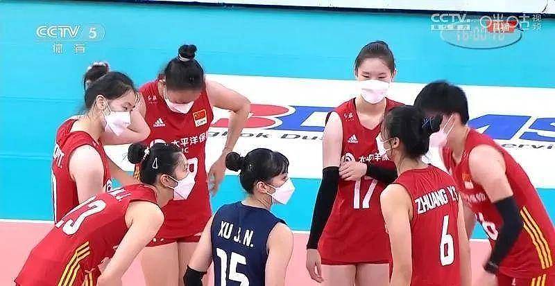 中国女排对阵伊朗比赛中戴口罩，中国排协做出解释 （图） - 1