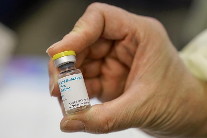 图为猴痘疫苗。 美联社