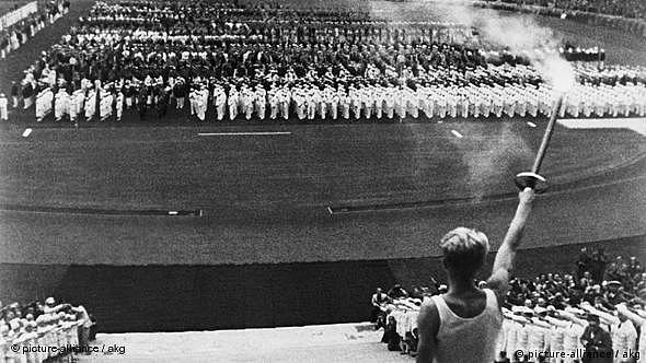 Deutschland Geschichte Film Filmszene Olympia von Leni Riefenstahl Flash-Galerie