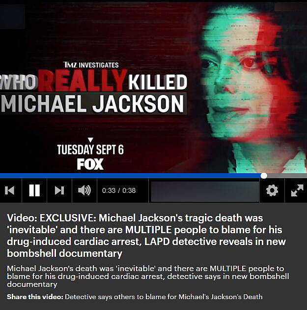 曝迈克尔·杰克逊之死另有隐情！罪名不应该只有私人医生担着，调查警官要翻案（组图） - 5