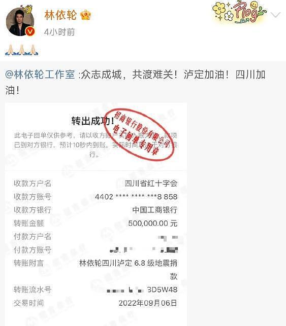 四川泸定地震增至46死  林依轮李宇春陆续捐赠物资 （组图） - 2