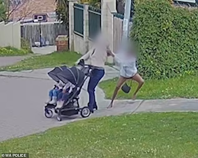 视频曝光！澳孕妇携双胞胎婴儿散步，竟遭少女尾随抢包，拽头拖地当街暴打（视频/组图） - 3