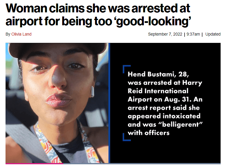 28岁美女在机场被捕，