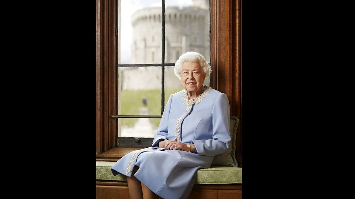 英國王室證實英女王伊利沙伯二世（Queen Elizabeth II）於當地時間2022年9月8日離世，享年96歲。（資料圖片）