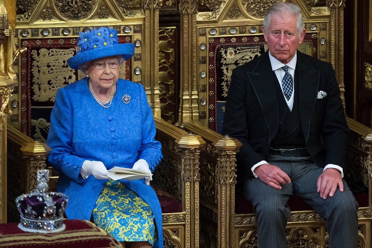 英國王室於英國時間9月8日宣布，英女王伊利沙伯二世（Queen Elizabeth II）離世，享年96歲，王儲查理斯即時繼位。（資料圖片）
