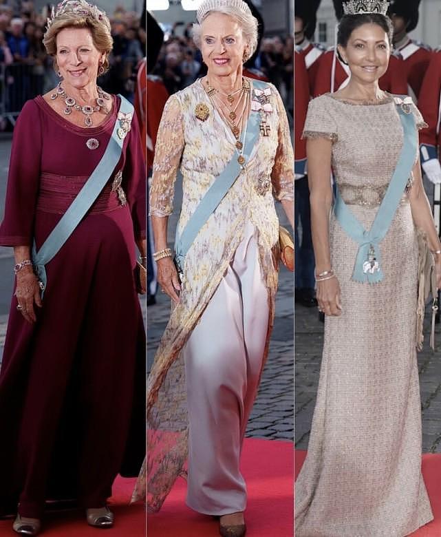 82岁丹麦女王办黄金禧年晚会，为英女王默哀，中国血统前儿媳到场（组图） - 5