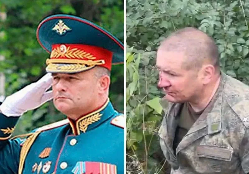 一名被俘俄軍中校被發現其實是俄軍中將西切沃伊（Andrei Sychevoi）。   圖：翻攝推特