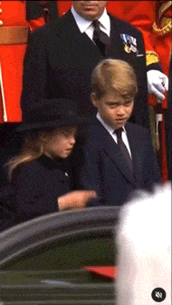 女王没白疼！7岁夏洛特葬礼上哭成泪人，还嘱咐哥哥“你得鞠躬”（组图） - 6