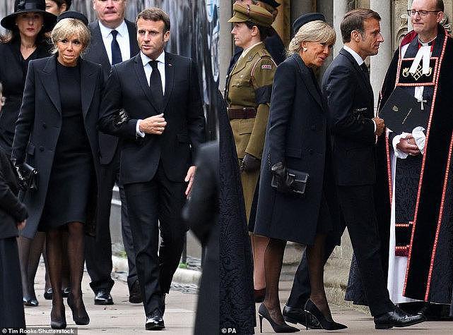 多国第一夫人出席英国女王葬礼！金建希硅胶脸抢镜，马克龙69岁爱妻曼妙（视频/图） - 4