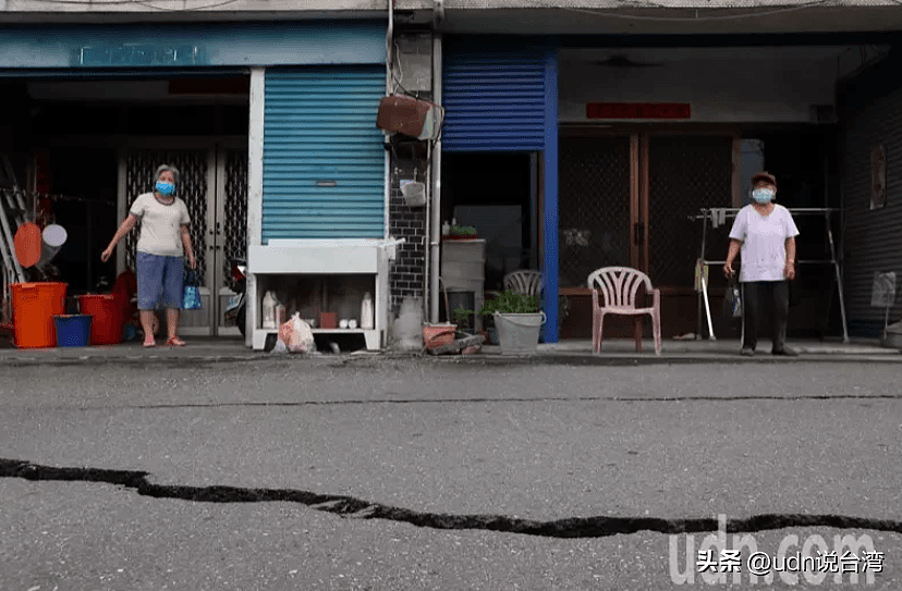 台湾花东连日地震，富里整排民宅全裂开（组图） - 2