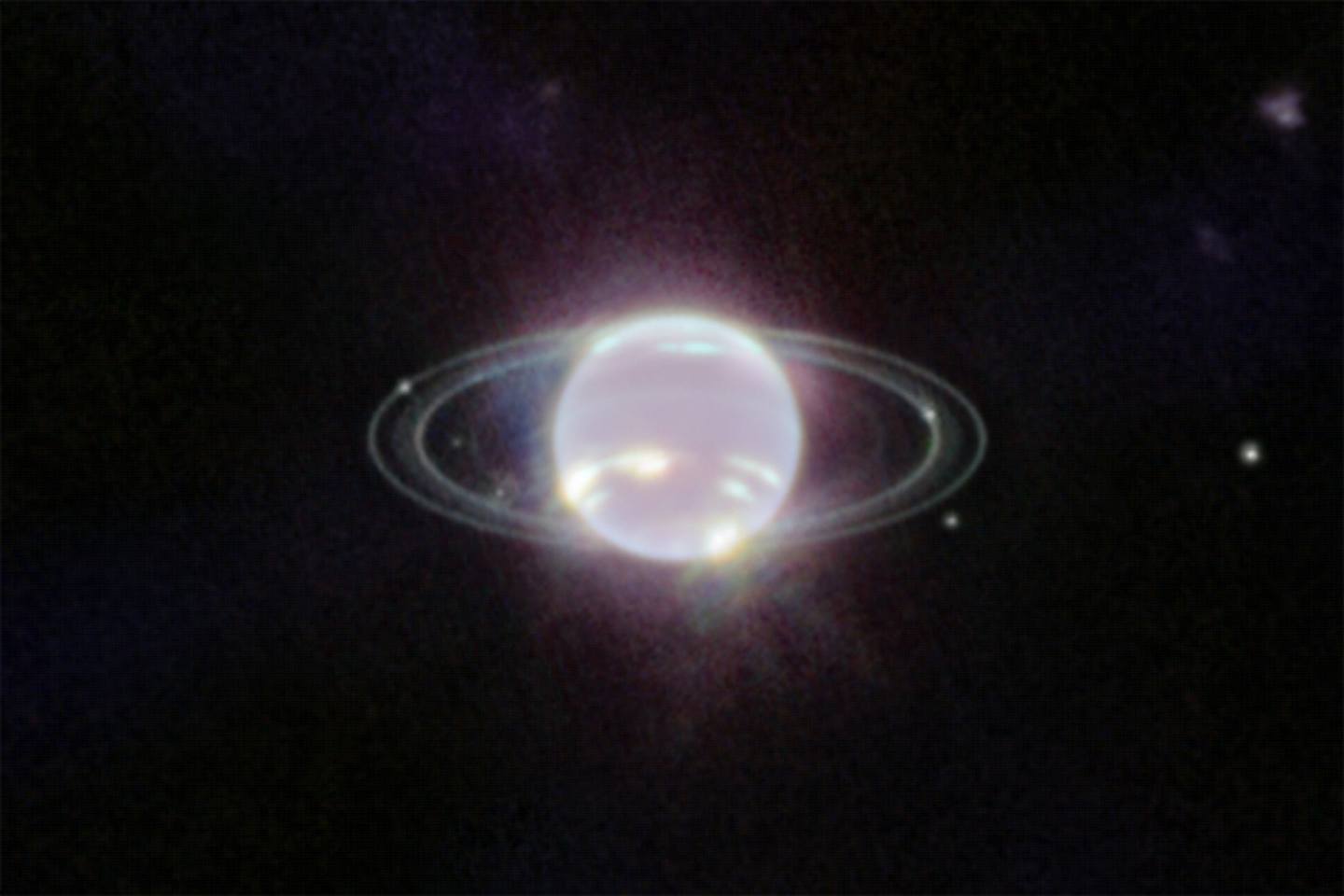 韦伯太空望远镜2022年9月21日公开的海王星新照片（NASA）
