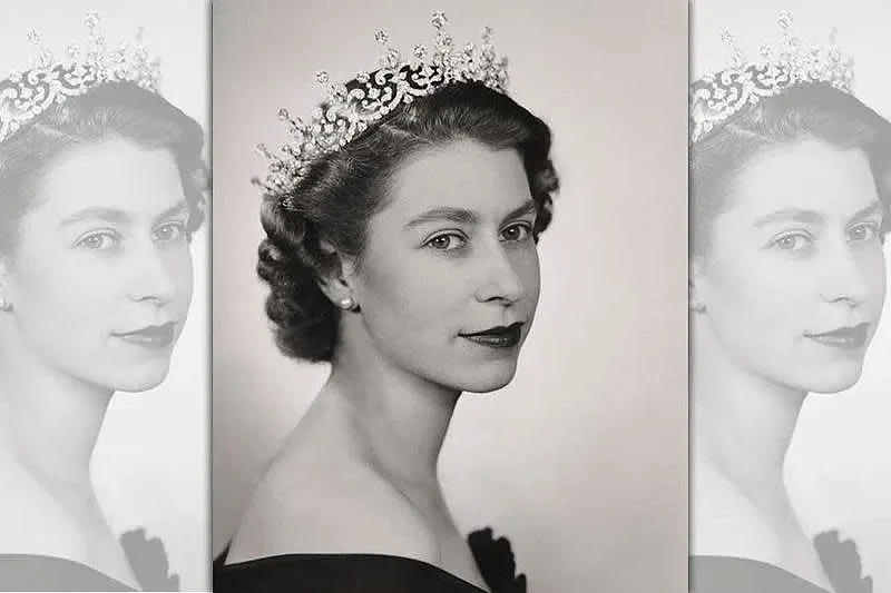 英国女王1952年登基时的肖像。 （翻摄The Royal Family脸书）