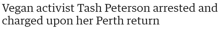 珀斯素食网红重返西澳，大闹皇家秀，一周就上了两次法庭…（组图） - 1