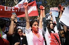 22岁女孩之死引发全球抗议，墨尔本联邦广场上千人声援（组图）