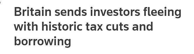 特拉斯政府仅开跑11天，就“扛不住了”，英国政府宣布取消45%最高所得税税率政策（组图） - 3