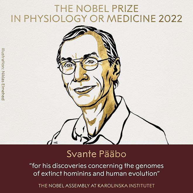 2022诺贝尔生理学或医学奖的获得者揭晓