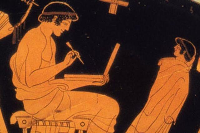 2500年前古希腊陶器上惊现“笔记本电脑”，网友：人类穿越了时空（组图） - 1
