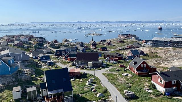 伊卢利萨特（Ilulissat）鸟瞰
