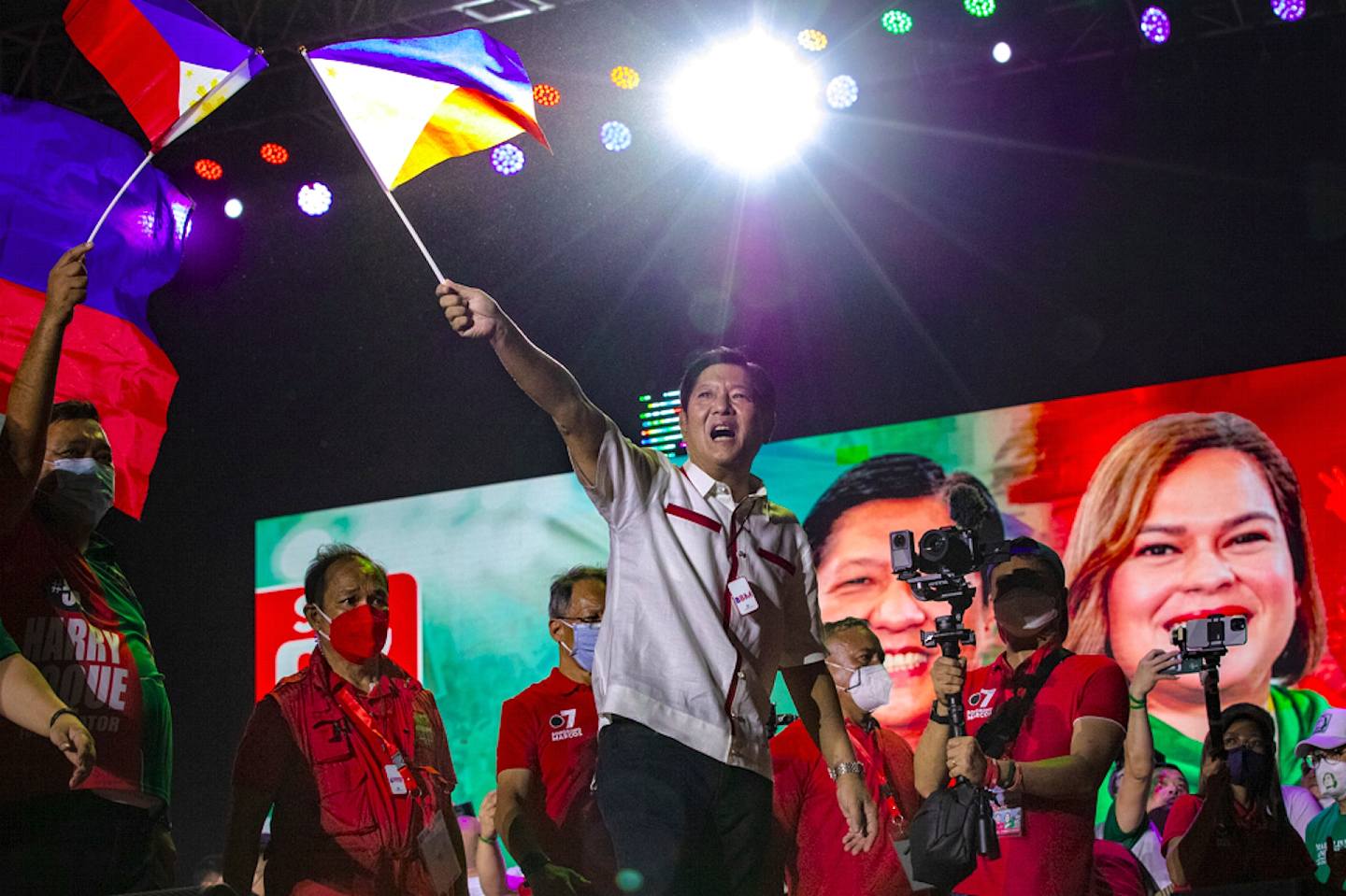 已故独裁前总统马可斯之子小马可斯，今年5月以压倒性姿态当选新一任菲律宾总统。 (Getty)
