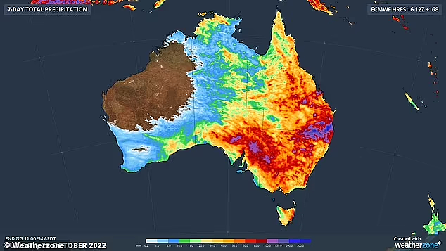 澳洲东海岸将再次遭遇暴雨！降雨带从昆州绵延至塔州，多地恐暴发洪水、冰雹（组图） - 2