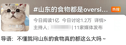 【爆笑】山东版苹果plus，这次又上热搜了，这次是因为超大号的食物，哈哈哈太搞笑了（组图） - 1