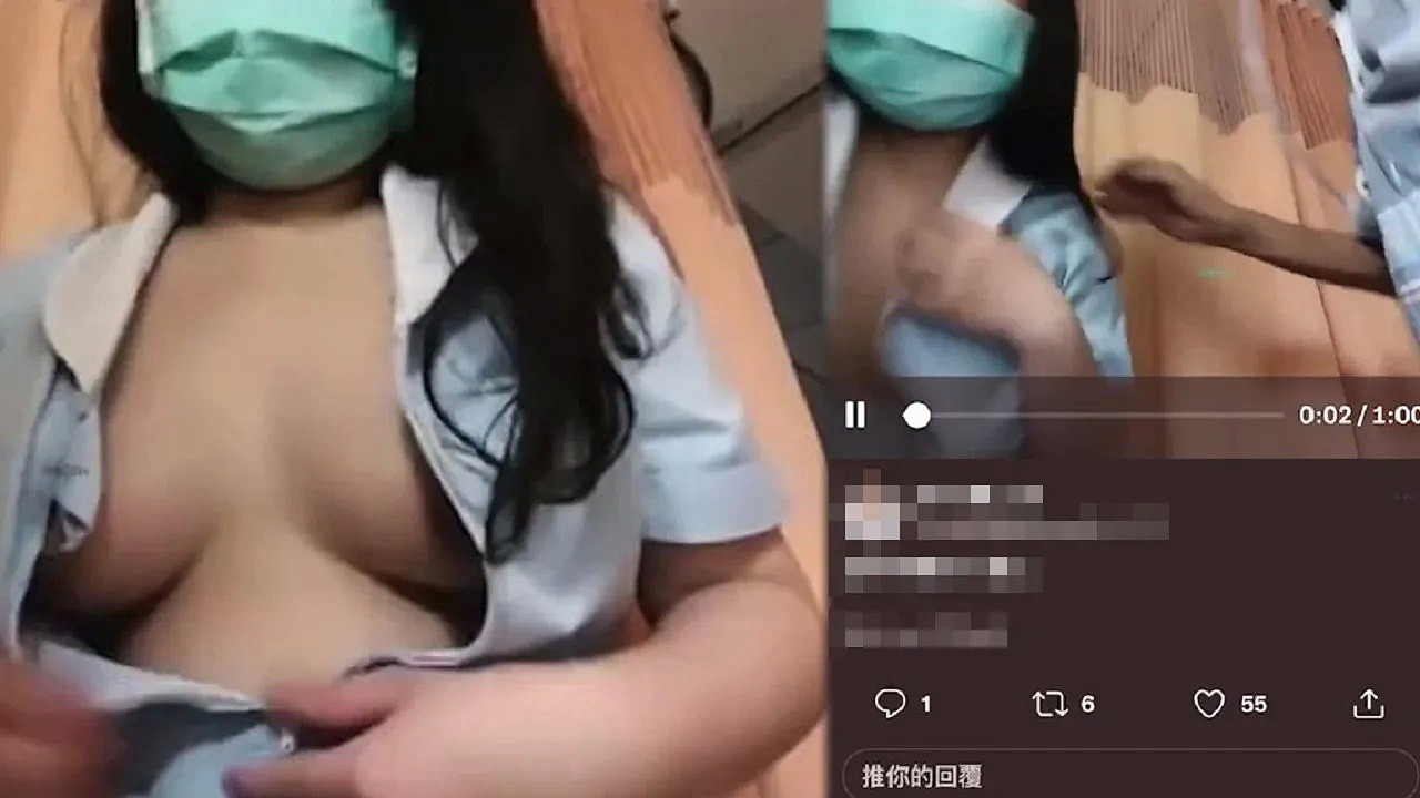 台南一家养老院发生女护理师为了直播流量，敞开上衣露出双峰，撩起阿公性致。 爆料人提供