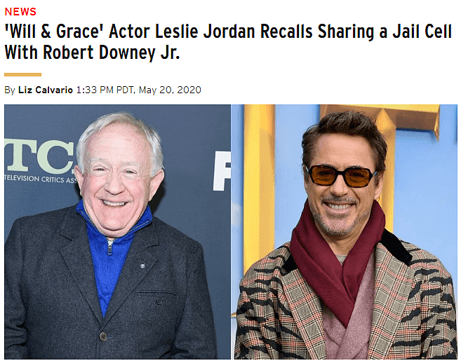 好莱坞演员莱斯利·乔丹车祸去世，演过上百个角色，与唐尼是狱友（组图） - 9