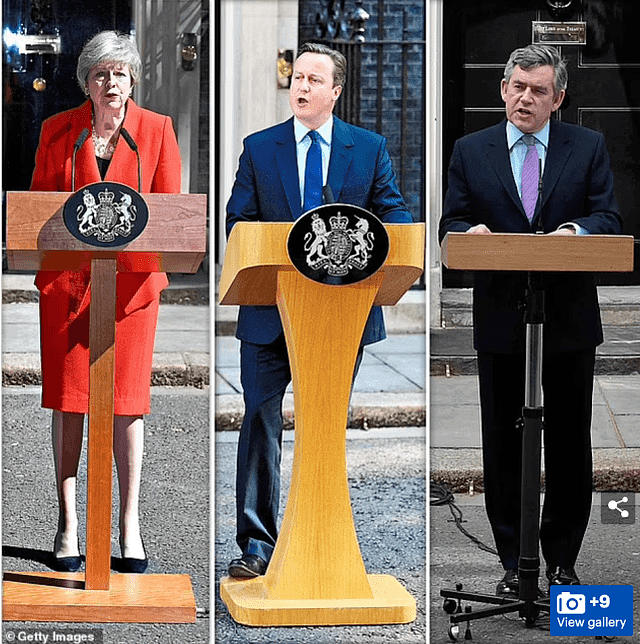 英国每位首相都有自己的讲台，1.67米苏纳克的最矮，还是旧的（组图） - 3