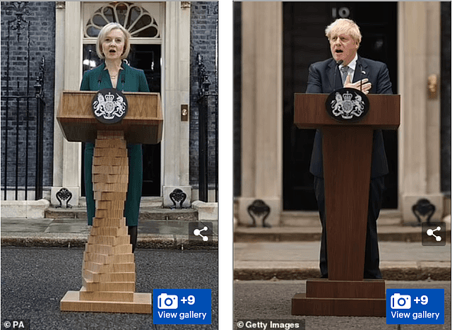 英国每位首相都有自己的讲台，1.67米苏纳克的最矮，还是旧的（组图） - 1