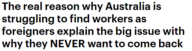 大批海外工人忧心返澳，直言害怕再次“封国”被困！企业高薪招聘鲜有人问津（组图） - 1