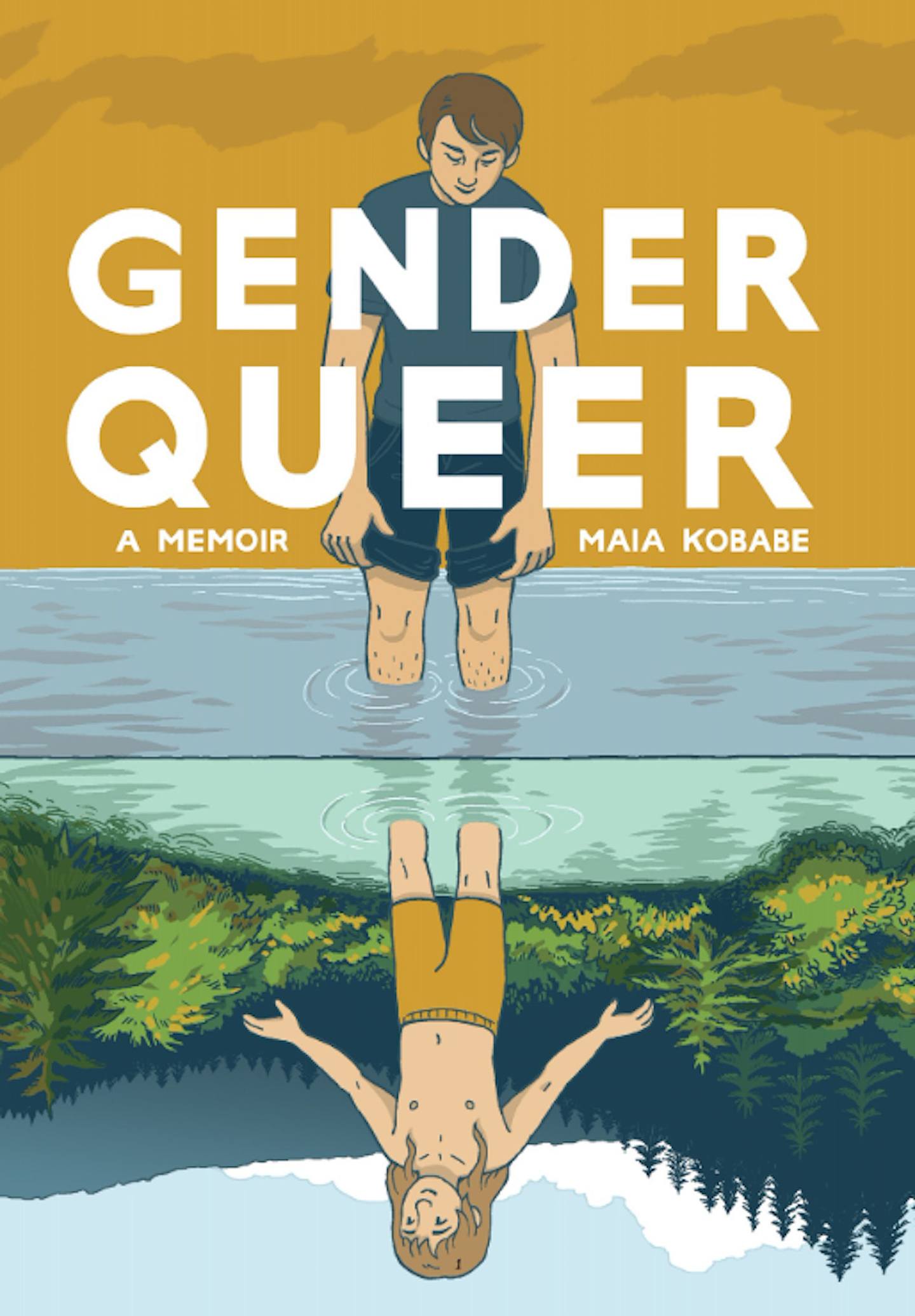 圖為在美國多個校區圖書館遭到下架的漫畫小說《性別酷兒：一本回憶錄》。（PEN America）