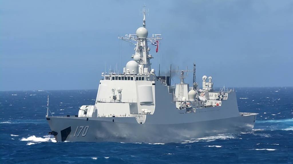 中共海军兰州舰是中国从乌克兰获得第一批UGT-25000燃气轮机后，首先装备的052C导弹驱逐舰。 （图／中国军网）