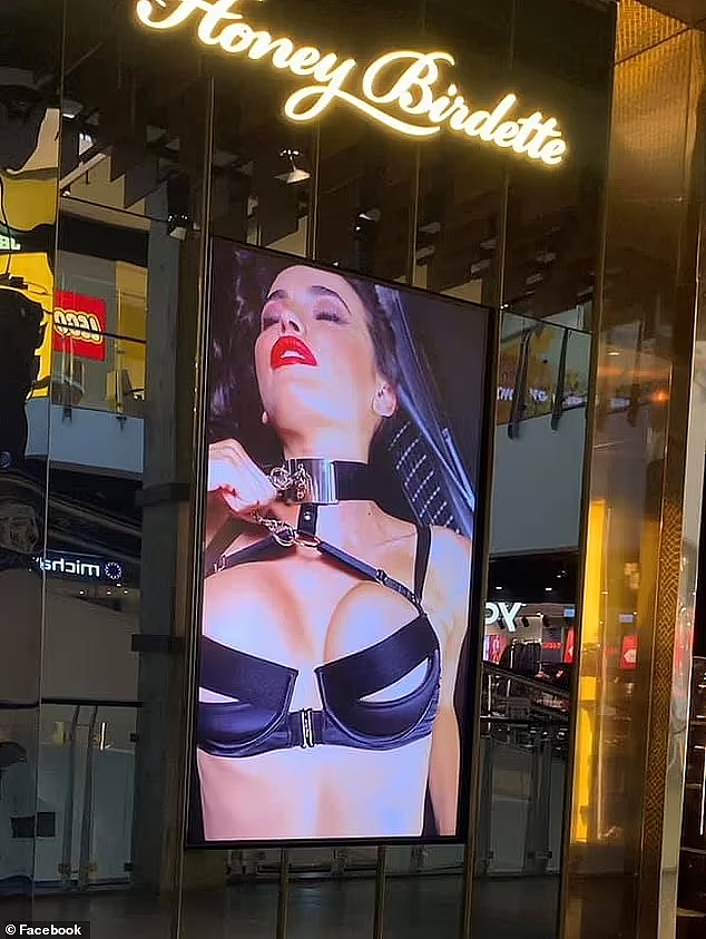 少儿不宜！悉尼内衣店广告被指“色情”，女模近乎全裸...家长店外抗议（组图） - 2