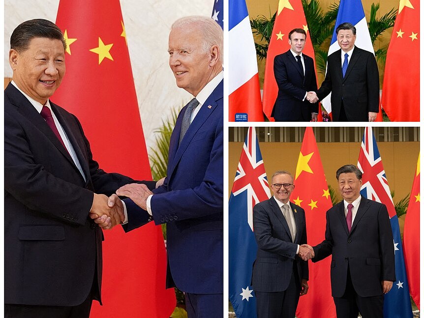 中国国家主席习近平在G20会场外展开了外交攻势。