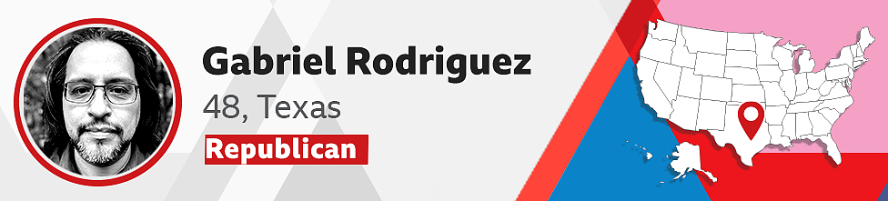 加布里埃尔·罗德里格斯（Gabriel Rodriguez ）48岁 共和党籍，德州