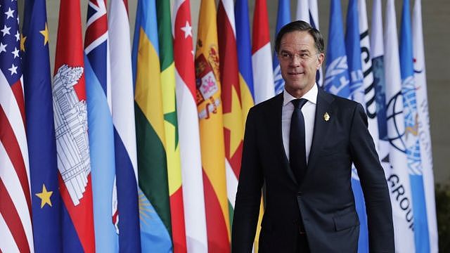 Dutch Prime Minister Mark Rutte arrives for the G20 Leaders Summit in Bali, Indonesia, 15 November 2022. The 17th Group of Twenty (G20) Heads of State and Government Summit runs from 15 to 16 November 2022